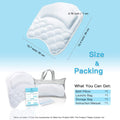 Beautybaby Bathtub Spa Pillow Bath Pillows for tub, with Non-Slip 8 Large Strong Suction Cups, Free Machine Washable Bag Luxurious Head, Neck,