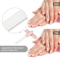 Particular Glass Nail File with Case Midenso 2Nd Generation Double Sided Crystal Beauty Nail Filer Salon Nail Polish Top Christmas Stocking