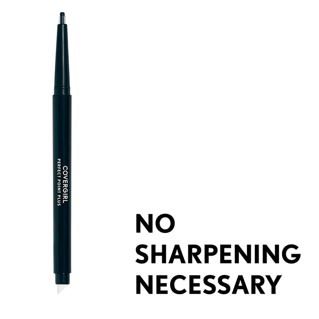 Covergirl Perfect Point plus Self-Sharpening Eyeliner Pencil, Black Onyx, Pack o