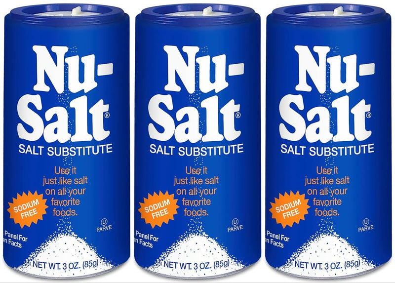 Nu-Salt Potassium Chloride Salt Substitute 3-Pack, 3 Oz Ea 3 Ounce (Pack of 3)
