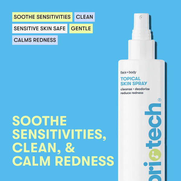 BRIOTECH Topical Skin Spray, Pure HOCl, Tattoo & Piercing Aftercare, Sea Salt Cleansing Solution, TSA Approved Travel Size, Hypochlorous Acid