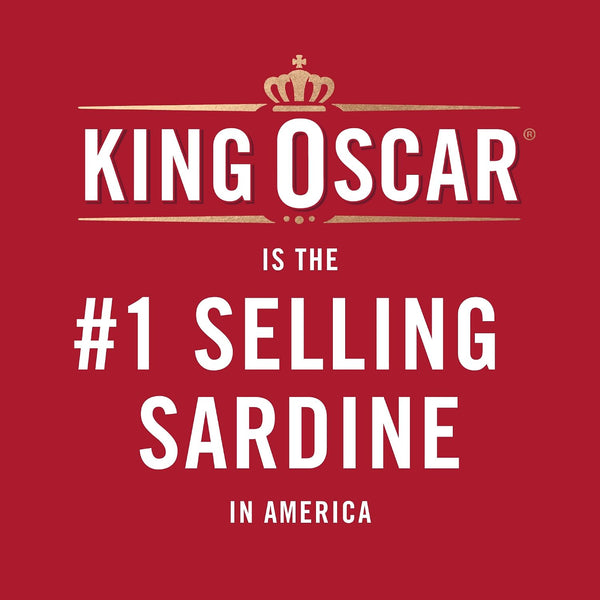 King Oscar Wild Caught Sardines in Extra Virgin Olive Oil 3.75 Ounce (Pack of 4)
