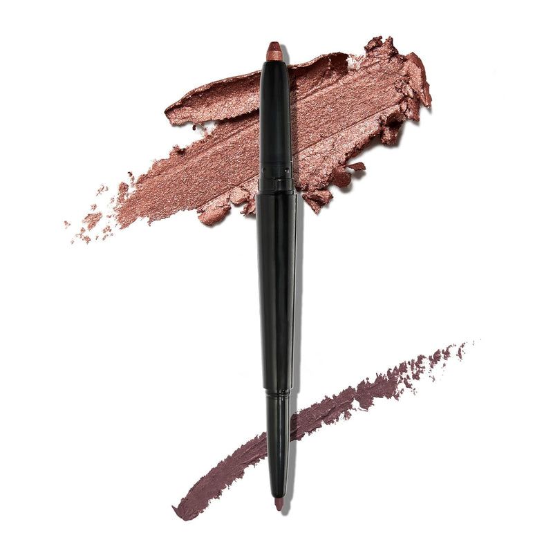 LAURA GELLER NEW YORK Swipe-N-Line Dual-Ended Eyeshadow + Eyeliner - Warm (Bronze/Copper) - Cream Eyeshadow & Smooth Glide Eyeliner - Waterproof &