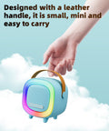 Mini Karaoke Machine Speaker for Kids Adults, Portable Bluetooth with 2 Wireless Microphones, Children'S Day Birthday Gift Ideas for Toys for