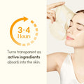 THE FACE SHOP Vita-Toning Vegan Collagen Face Mask, Korean Glass Skin Essential, Hydrogel Mask for Moisturizing & Skin Elasticity, Improves Uneven