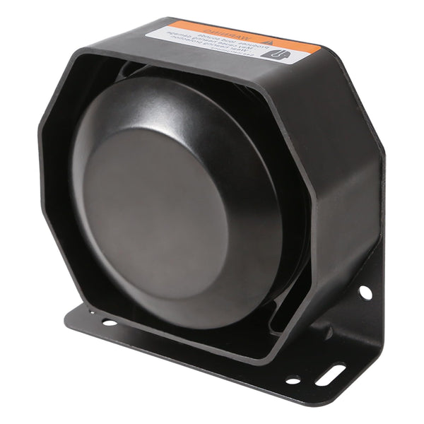 JAMTOM Compact High-Performance PA Siren Horn, 200W/8 Ohms Ultra Slim Sirens Speaker for Police, Ambulance, Engineer Vehicles (Capable with Any
