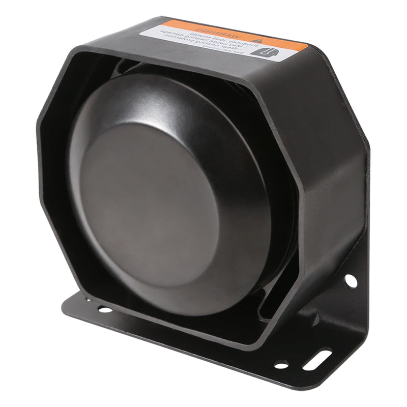 JAMTOM Compact High-Performance PA Siren Horn, 200W/8 Ohms Ultra Slim Sirens Speaker for Police, Ambulance, Engineer Vehicles (Capable with Any
