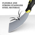 DEKEones Putty Knife Scrapers, Spackle Knife, Metal Scraper Tool for Drywall Finishing, Plaster Scraping, Decals, and Wallpaper (4 Pack, 5”, 4”,