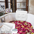 Bath Pillow Bathtub Pillow - Bath Pillows for Tub with Neck, Head, Shoulder and Back Support - 4D Air Mesh Spa Pillow for Bath - Extra Thick, Soft