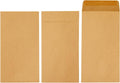 Juvale Money Envelopes for Cash - 100 Pack #7 Small Brown 3.5 x 6.5 in - Sturdy 130 GSM Paper & Secure Gum Adhesive Closure - For Cash Envelopes