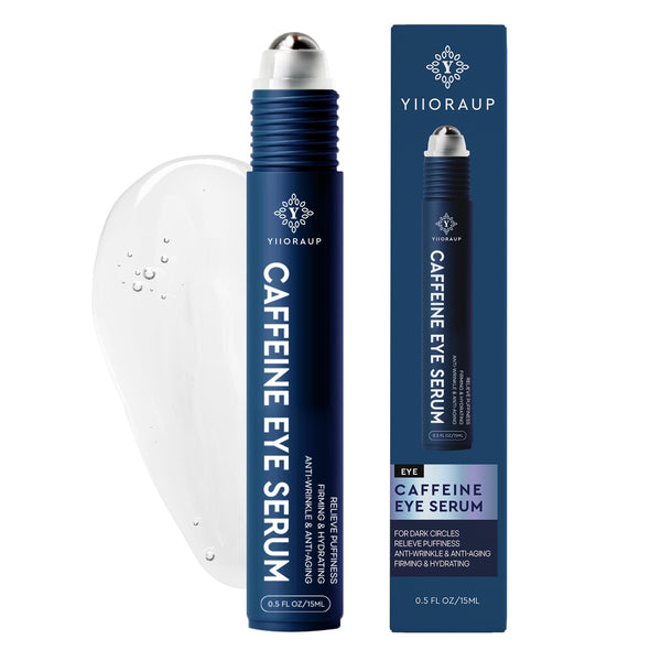 Caffeine Eye Cream for Men: under Eye Roller for Bags and Puffy Eyes Treatment - Men'S Cooling Stick and Depuffer for Dark Circles and Puffiness