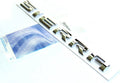 Yoaoo 1X OEM Chrome Sierra Nameplate Letter Emblem Badge Glossy Compatible with 2500Hd 3500Hd Sierra