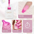 GAOY Color Changing Gel Nail Polish Set, 6 Temperature Mood Changing Colors Red Pink Purple, Soak Off UV Light Cure Gel Polish for Salon and Nail