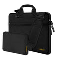 Hseok Slim Laptop Shoulder Bag 13-14 Inch Handbag with Small Case Compatible with Macbook Pro 14" M4/M3/M2/M1 2025-2021, 13.3" Mac Air/Pro, XPS