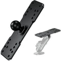 BRCOVAN 1'' Ball Fish Finder Mount, Aluminum Alloy Universal Marine Electronic Plate, Fit for RAM Mounts B Size 1 Inch Ball Double Socket Arm, Fit