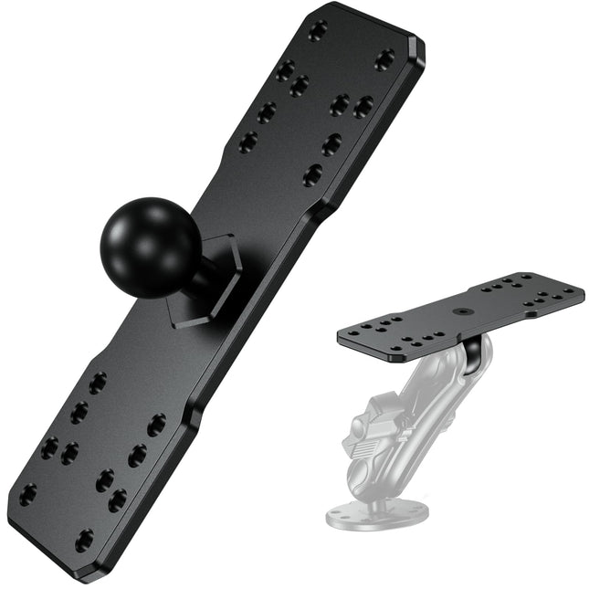 BRCOVAN 1'' Ball Fish Finder Mount, Aluminum Alloy Universal Marine Electronic Plate, Fit for RAM Mounts B Size 1 Inch B