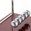 Juvale Newtons Cradle Pendulum - 7 x 6 x 7 in, Silver Stainless Steel - Desk Decor & Office Decor for Men - Stress Relief Desk Toy - Science