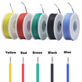 30AWG Tinned Copper Silicone Hook Up Wire 600V Stranded Electrical Cable for DIY Electronics & Electrical Projects (Box-1) 30AWG Silicone wire