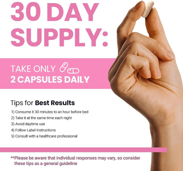 JUNG KWAN JANG Sleep Support GABA Complex 500mg with American Ginseng - Sleep Aid Supplement for Meditation Support, Better Sleep, and Increased