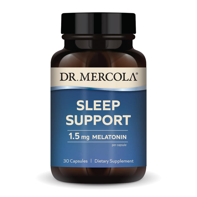 Dr. Mercola Sleep Support with Melatonin, 1.5Mg Melatonin per Serving, 30 Servin