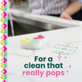 Scotch-Brite Brite Blooms Pop up Kitchen Sponges, Unique Compressed Kitchen Sponge for Cleaning Gently, Spring Flower Pattern Dish Sponge That
