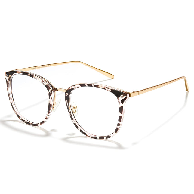 Cyxus Blue Light Glasses for Woman, Fashion Computer Glasses on Office Reduce Ey