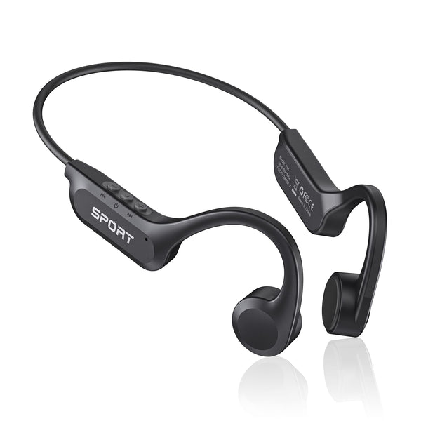 CXK Bone Conduction Headphones Bluetooth 6.0 Open Ear Headphones with Mic, Premium Loud Sound 10-Hour Playtime Bluetooth Headphones, IPX6