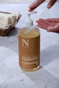Dr. Natural Castile Liquid Soap - Multi-Use Body Wash, Shampoo and Face Wash - Hydrating Body Soap for Skin, Hair, Pets and Home - Almond - 32 oz