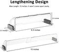 2 Pack Air Vent Deflector, Adjustable Magnetic Heat Deflector for Vents | 8.5"–15" Adjustable,Magnetic Installation,Fits Floor,Wall & Ceiling