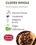 Cloves Whole Bulk 14 Oz Bag - Pure, Non-GMO, Premium Hand Picked Quality - Great for Foods, Clove Tea, Clove Pomander Balls & Potpourri - Aromatic