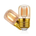 E26 LED Amber Night Light Bulbs 1W, T28 Mini Edison Tube Lamp 2200K Warm, 10W Incandescnet Equivalent,Non-Dimmable Replacement Decorative Bulb