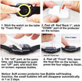 Screen Protector Compatible with Bestinn 1.47" and Mindrose H80 1.47Ã¢ÂÂ Smartwatch, Soft TPU, 6 Pieces, Bubble Self-Healing