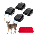 Dickno 4 PCS Deer Whistles for Car, Automotive Deer Warning Whistle Devices, Animal Warning Devices Avoids Collision, Universal Animal Alert