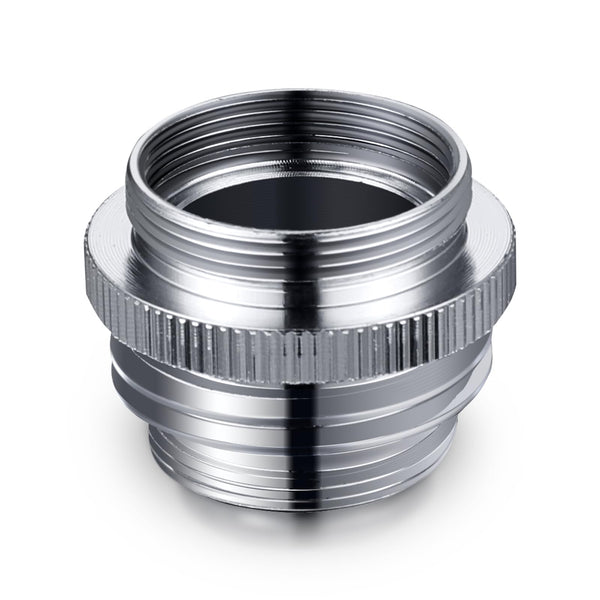 Brass Faucet Adapter, Kitchen Sink Faucet Adapter to Garden Hose, Multi-Thread Garden Hose Adapter for Female to Male, Chrome Finished