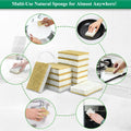 Natural Kitchen Sponge Compostable Kitchen Sponges Cellulose and Coconut Scrubber Abrasive Scrubbing Pads Smilepowo Environmentally Friendly