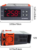 Inkbird Dual Stage DV 12V Digital Temperature Controller Fahrenheit Thermostat Heating and Cooling for Homebrewing Brew Fermenter Fridge Incubator