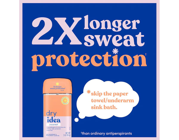 Dry Idea Advanced Dry Powder Fresh Gel 3 Ounces (Pack of 2) Powder Fresh 3 Ounce (Pack of 2)