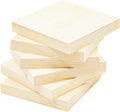 Bright Creations Wood Panels for Painting - 6 Pack, 6x6 in - Unfinished Square Wood Panels for Art & Craft Supplies - Smooth Pine Cradle Canvas
