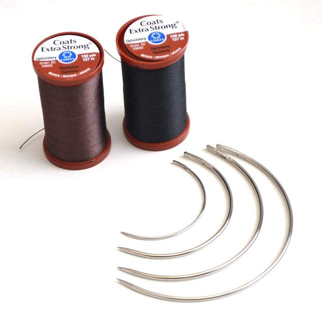 Extra Strong Upholstery Repair Sewing Thread Kit Coats and Clark - Heavy Duty Cu
