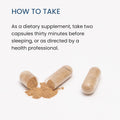 The Wellness Company Restful Sleep | 60 Capsules (1 Month Supply) | Natural Melatonin-Free Sleep Support | Non-Gmo, Vegan, Gluten Free | for