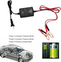 12V Sealed Lead Acid (SLA) Battery Charger 1000mA, Battery Charger Maintainer 12v Trickle Charger for Boats Motorcycles ATVs Riding Mowers & Car
