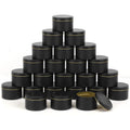 SONVIIBOX 24 Pack 8oz Candle Tins,Black Candle tins for Making Candles Bulk,8 oz Candle Jars,Tin Jars for Candle Making,Metal tin Jars (Black) 8