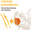 Turkey Tendons for Dogs, 100% Turkey and US Sourced Raw Material, Hypoallergenic, All Natural Human Grade Puppy Chew, Rawhide Alternative Dog