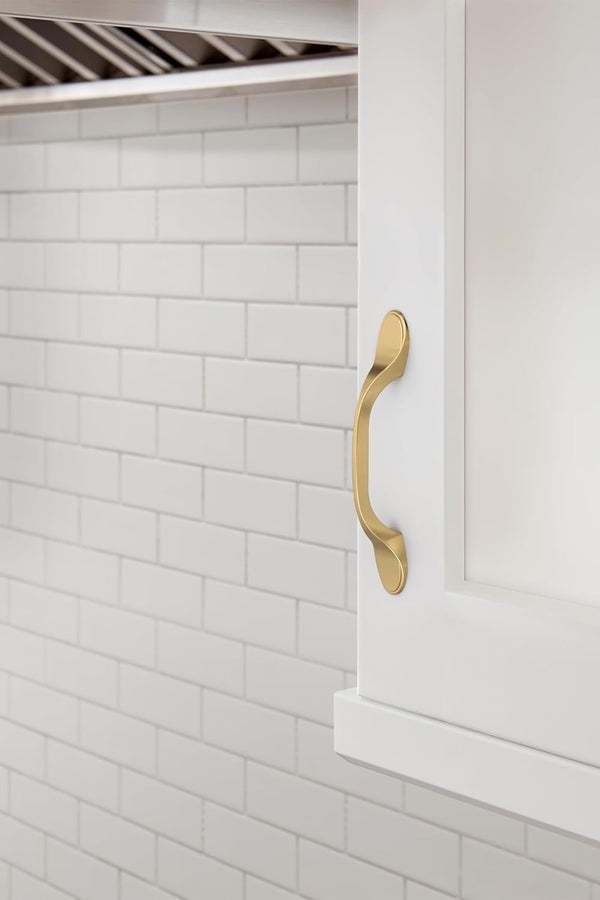 Amerock 3" Ravino Champagne Bronze Arch Drawer Pull | 3 inch (76mm) Center-to-Center Mounting Distance and 5 inches Overall Length, Durable Zinc