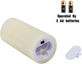 Vinkor Flameless Candles Battery Operated Candles Real Wax Pillar LED Candles with 10-Key Remote and Cycling 24 Hours Timer (Ivory 4" 5" 6" 7" 8" 9")
