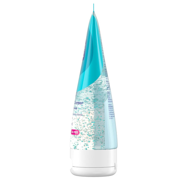 Clean & Clear Deep Action Exfoliating Facial Cleanser, Scrub & Face Wash, Pro-Vitamin B5, Lactic & Glycolic Acids, Oil-Free Gentle Daily