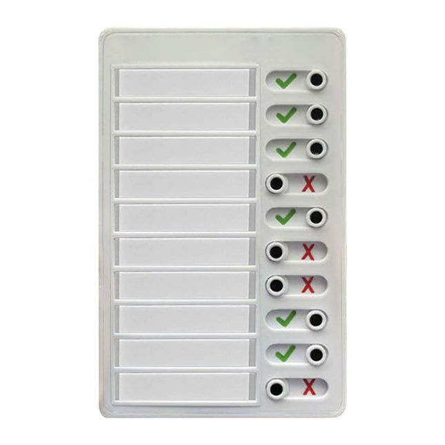 Chore Chart for Adults, Habit Tracker - Reusable to Do List and Memo Checklist w