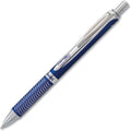 PENTEL EnerGel Alloy RT Retractable Liquid Gel Pen.7mm, Blue Barrel, Black Ink (BL407CA) 1 Count (Pack of 1)