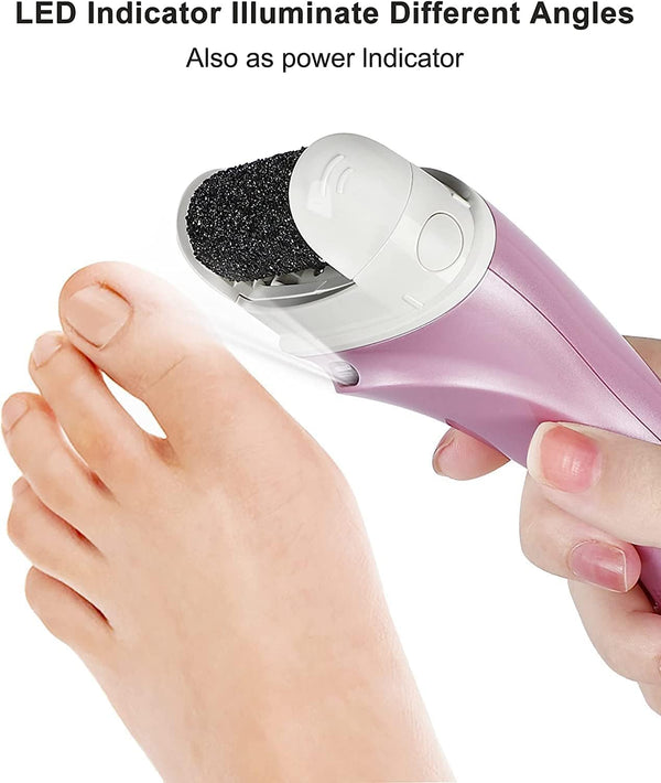 Electric Foot Callus Remover, Electronic Foot File Pedicure Kits, Rechargeable Portable Callus Remover for Feet, Professional Pedicure Tools, Foot