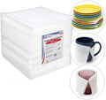Mighty Gadget 100-Pack Foam Packing Sheets, 12" x 12" (1/16" Thick) Polyethylene, Pre-Cut Non-Abrasive Cushioning for Moving Shipping Storage,